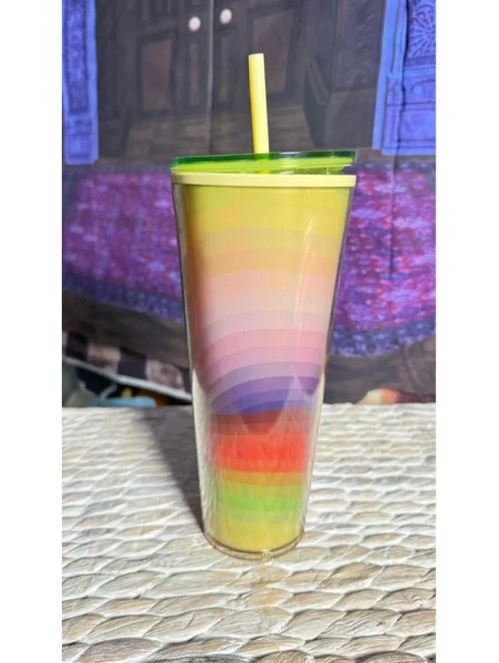 Starbucks 2025 Rainbow Waves Tumbler, Venti 24oz Cold Cup